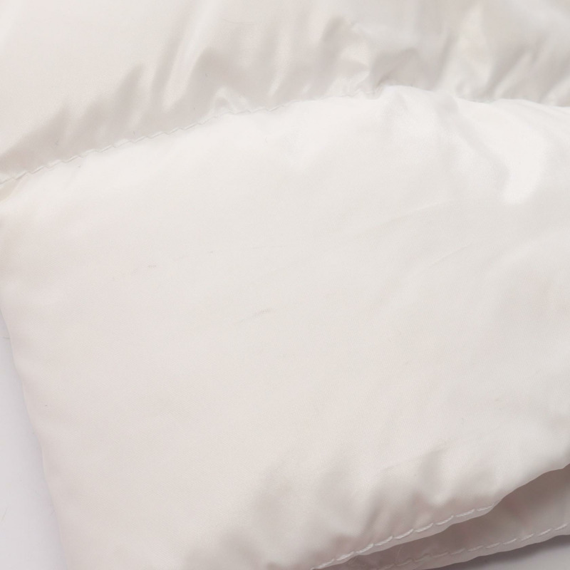 MONCLER MOKA 附帽拉鍊羽絨外套 尼龍材質 白色 黑色 #14anni #164cm-7