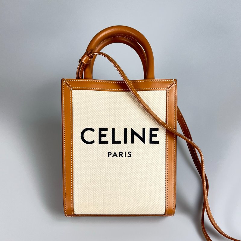 CELINE 白帆布琴譜包-0