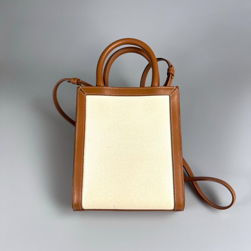 CELINE 白帆布琴譜包-1