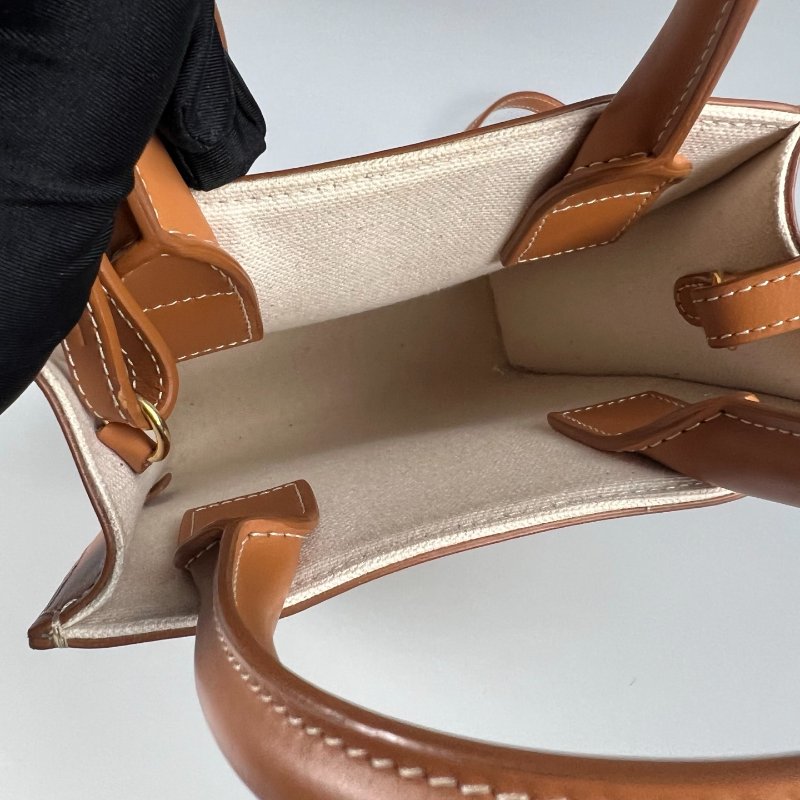 CELINE 白帆布琴譜包-5