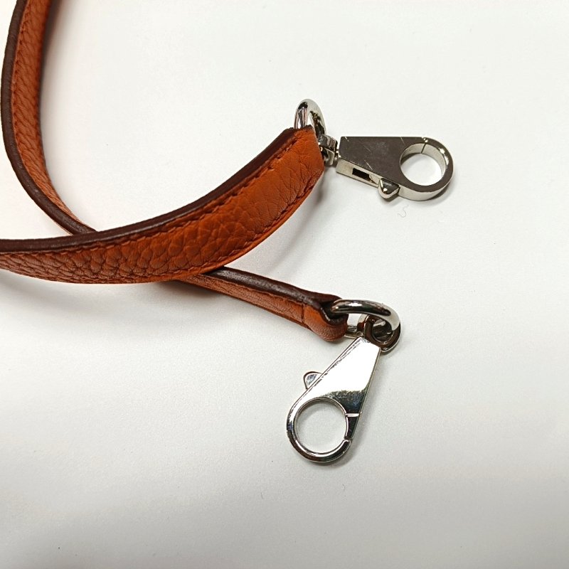 HERMÈS Bolide 31 愛馬仕橙Clemence牛皮保齡球包單肩包手提包 銀色五金 O刻 可拆卸肩帶-10