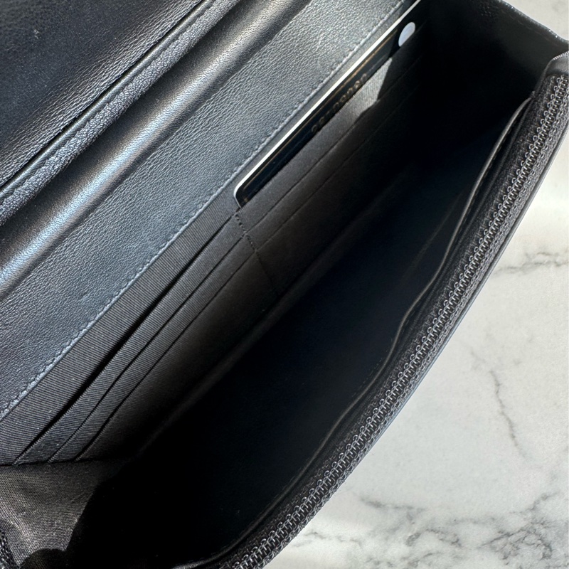 Chanel黑菱格金boy woc  價格漂亮😻-19