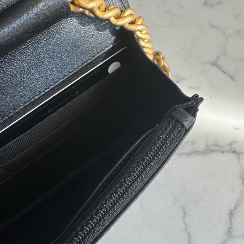 Chanel黑菱格金boy woc  價格漂亮😻-20