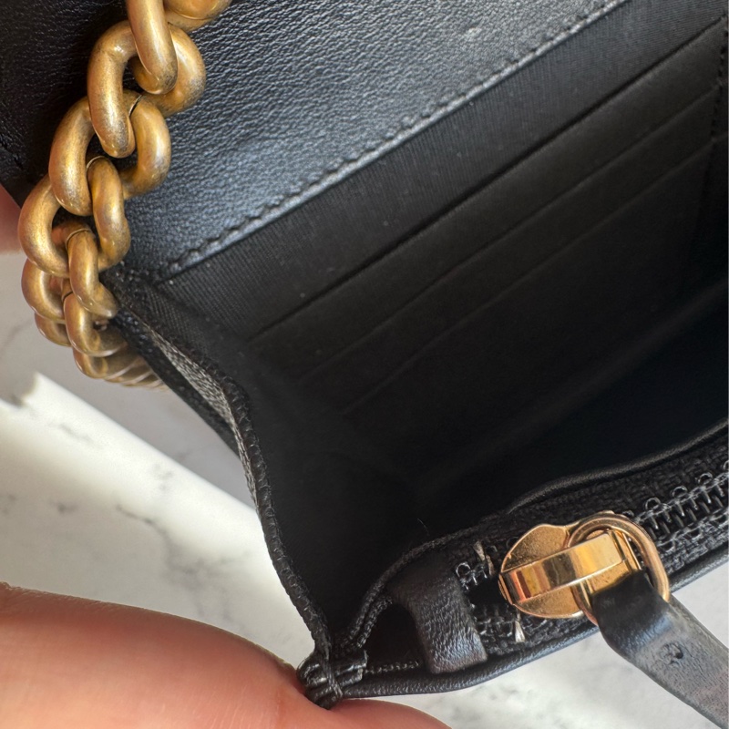 Chanel黑菱格金boy woc  價格漂亮😻-21