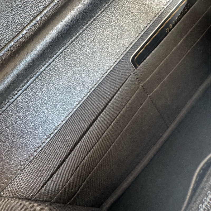 Chanel黑菱格金boy woc  價格漂亮😻-26