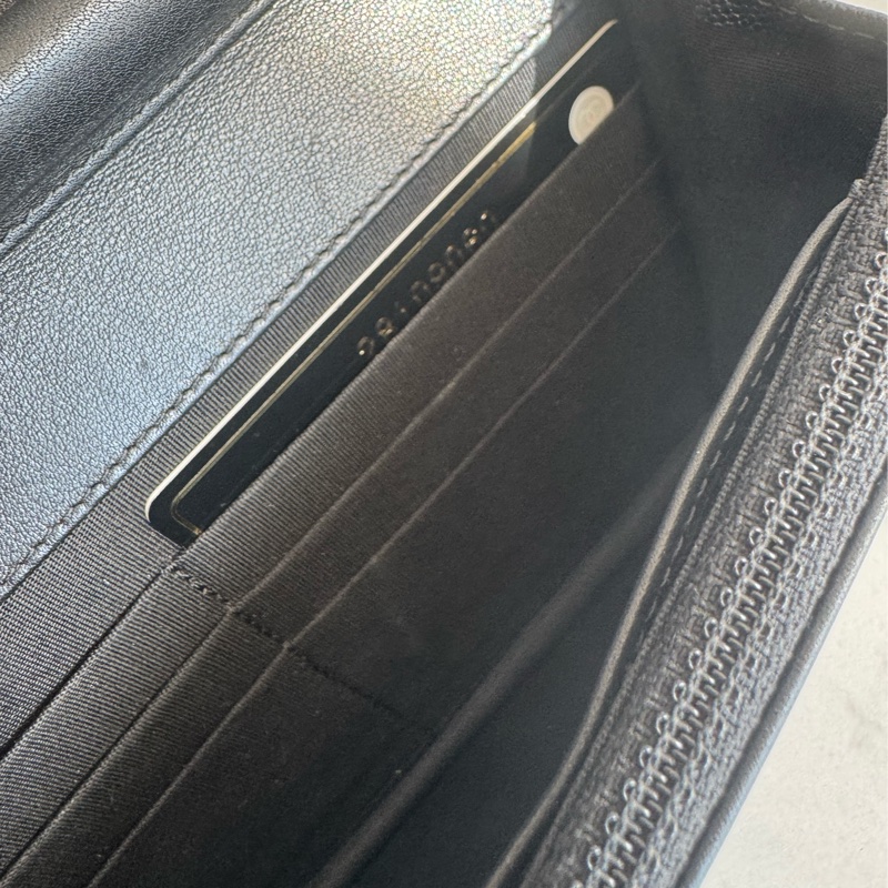 Chanel黑菱格金boy woc  價格漂亮😻-27