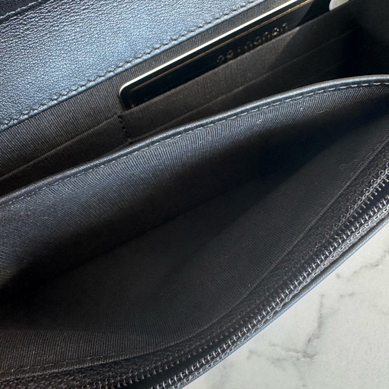 Chanel黑菱格金boy woc  價格漂亮😻-29