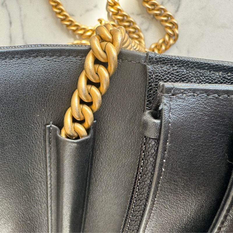 Chanel黑菱格金boy woc  價格漂亮😻-39