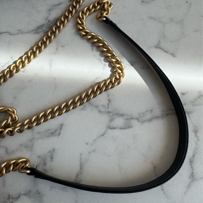 Chanel黑菱格金boy woc  價格漂亮😻-44