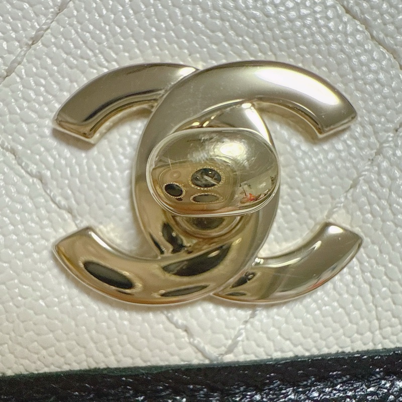 ❤️空姐包款，浪漫冬季溫柔奶油白❤️全新31開Chanel香奈兒21s半月郵差包 白色斜背鍊包 熊貓配色 鏈條包 馬鞍包 白雪公主-30