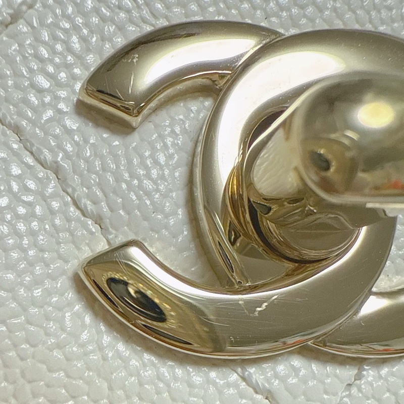 ❤️空姐包款，浪漫冬季溫柔奶油白❤️全新31開Chanel香奈兒21s半月郵差包 白色斜背鍊包 熊貓配色 鏈條包 馬鞍包 白雪公主-31