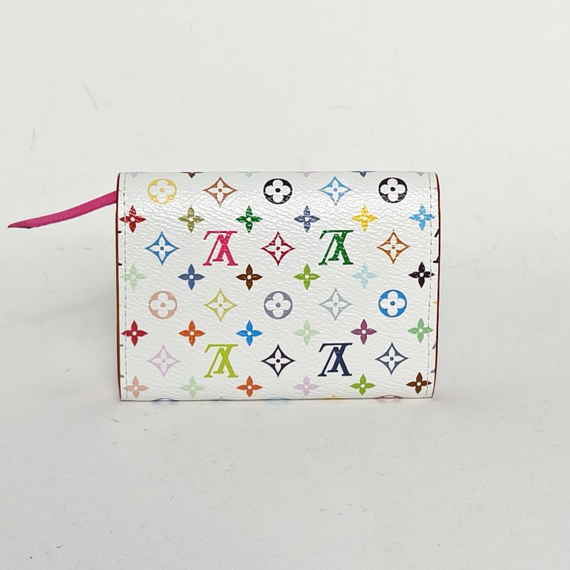 LOUIS VUITTON 白三彩PVC晶片錢包肩背包-2