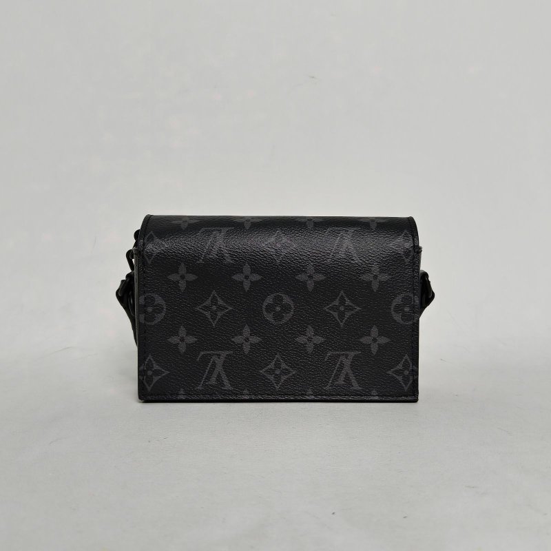 LOUIS VUITTON Steamer盒子包黑色PVC晶片肩背包-2