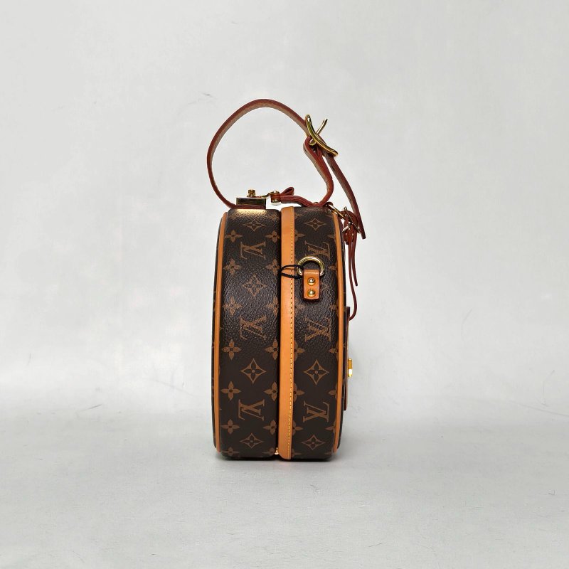 LOUIS VUITTON PETITEBOITECHAPEAU硬圓餅中號17.5老花PVC2018肩背包-3