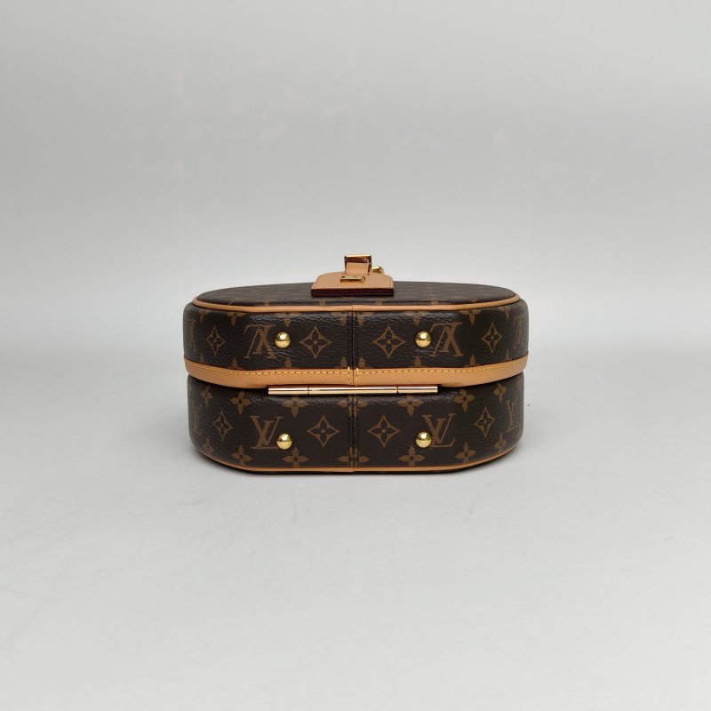 LOUIS VUITTON PETITEBOITECHAPEAU硬圓餅中號17.5老花PVC2018肩背包-4