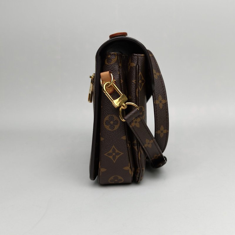 LOUIS VUITTON MetisPochette郵差包老花PVC金扣2020肩背包-3