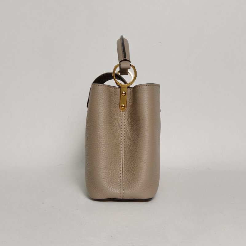 LOUIS VUITTON CapucinesBB27灰色牛皮金扣2019肩背包-1