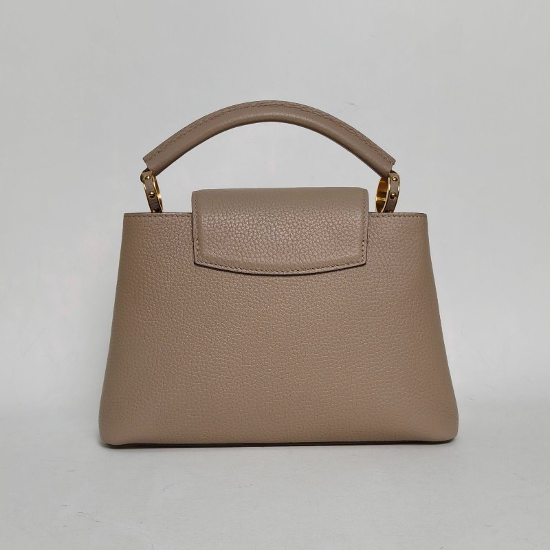 LOUIS VUITTON CapucinesBB27灰色牛皮金扣2019肩背包-2