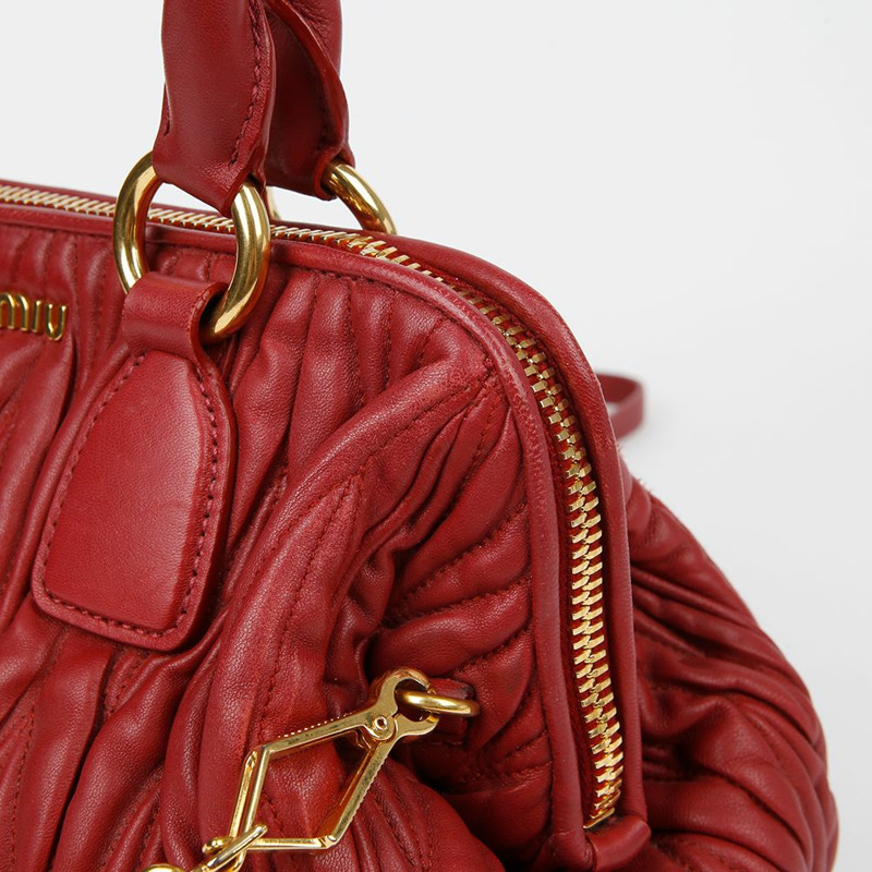 MIU MIU RLN059 Materasse 手提單肩包-4