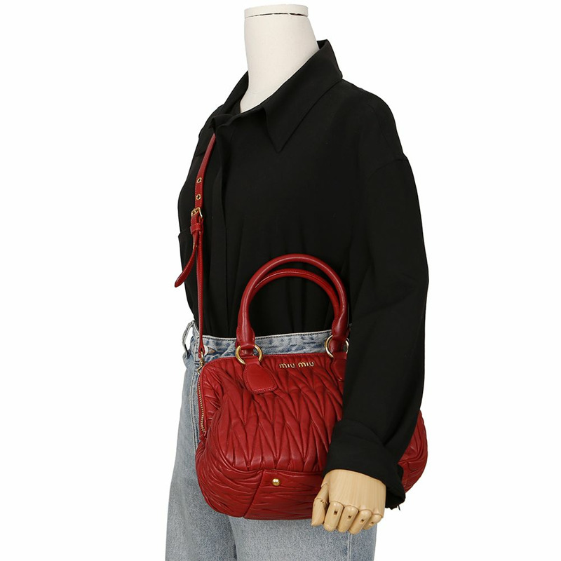 MIU MIU RLN059 Materasse 手提單肩包-14