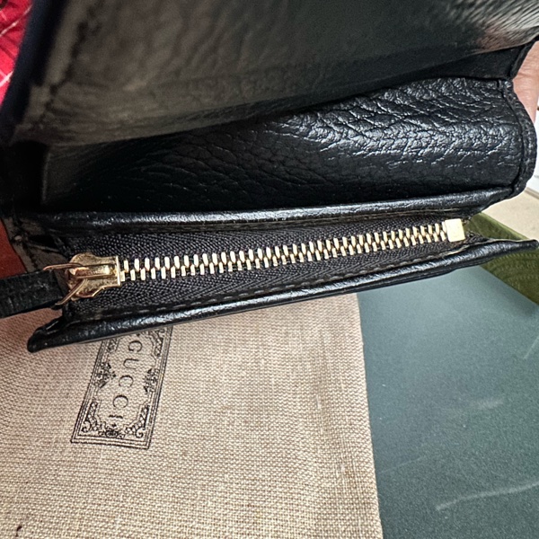 ✨【出售】GUCCI 經典 GG 壓紋三折短夾|完整配件|九成新 ✨-23