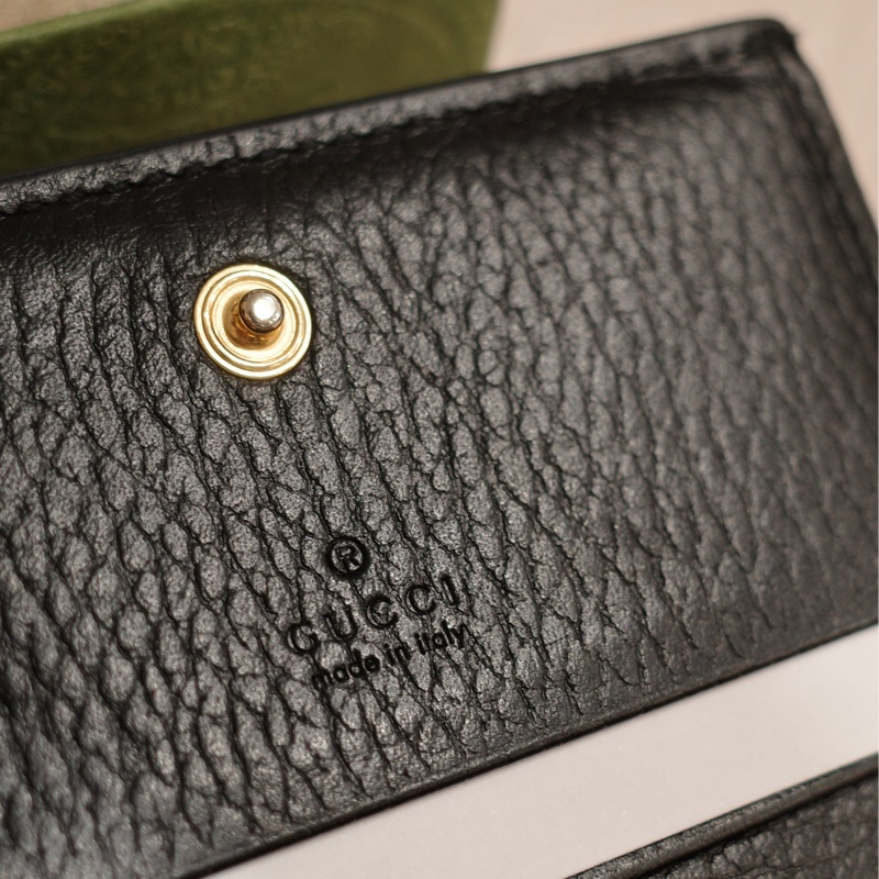 ✨【出售】GUCCI 經典 GG 壓紋三折短夾|完整配件|九成新 ✨-12