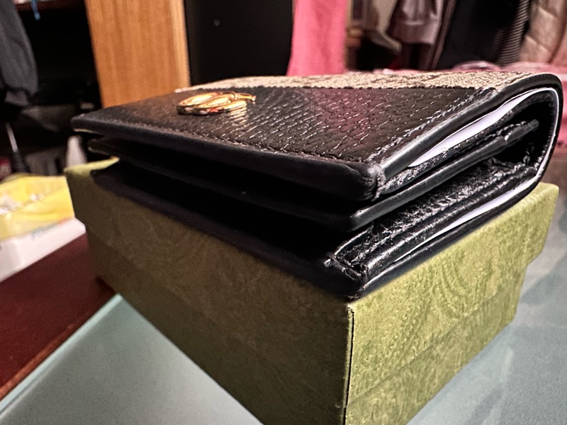 ✨【出售】GUCCI 經典 GG 壓紋三折短夾|完整配件|九成新 ✨-18