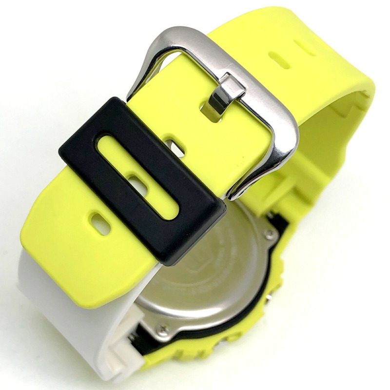 卡西歐 G-SHOCK DW-5600TGA-9 閃電隊腕錶,閃電隊,G-Shock 團隊款,閃電,Ina,黃白雙色,2020 年 7 月發售,Mikunigaoka 商店,ITDQL6EKH1UM-6