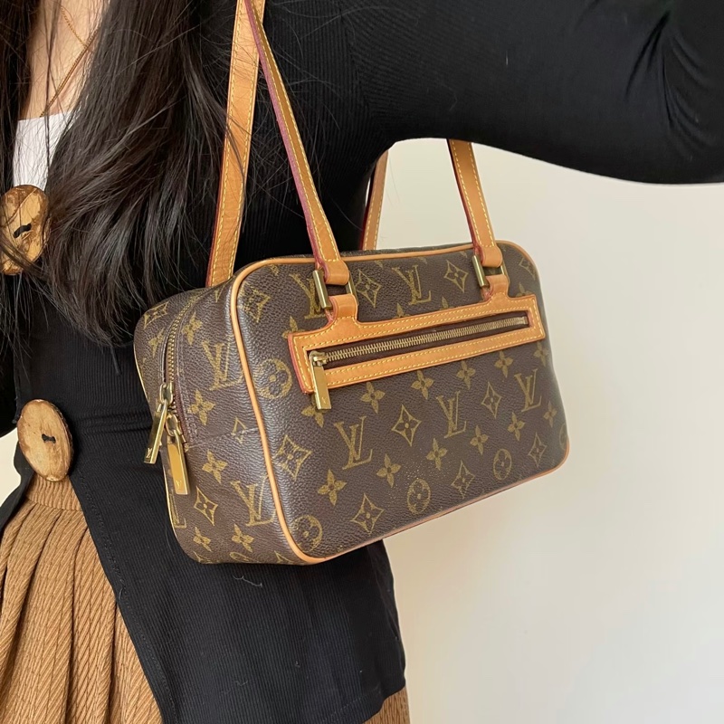 LV 開口笑手提肩背包(中款)-0
