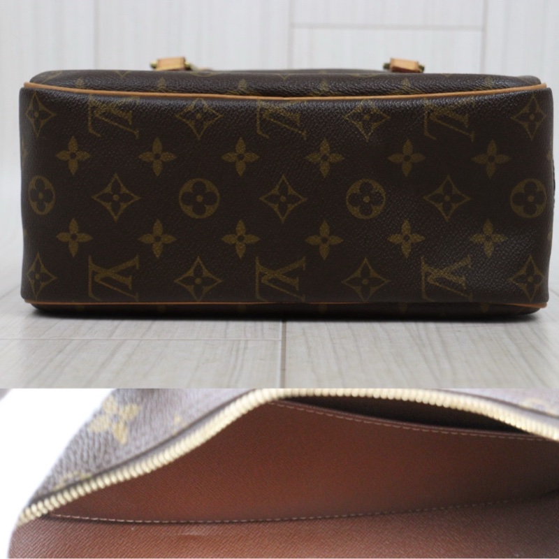 LV 開口笑手提肩背包(中款)-6