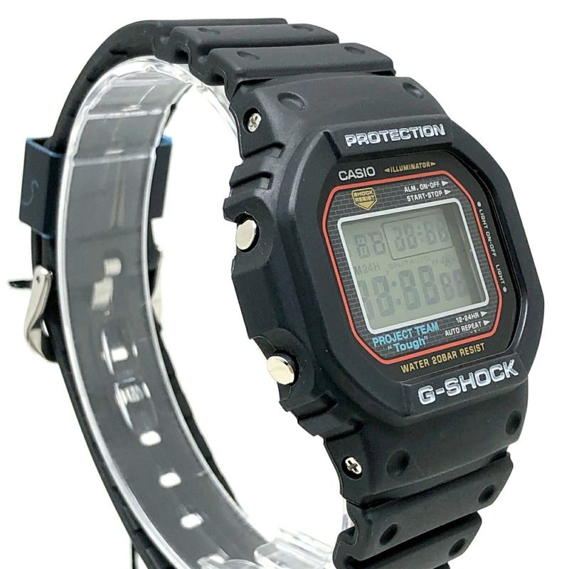 卡西歐 G-SHOCK DW-5000SP-1 20週年紀念腕錶,旋入式後蓋,鏡面後蓋,EL背光,Project Team Tough系列,2003年5月發售,Mikunigaoka商店,IT0KV063HHT4-1