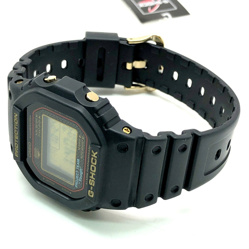 卡西歐 G-SHOCK DW-5025SP-1 25週年紀念腕錶,限量版(2008枚),PROJECT TEAM Tough Gold IP 旋入式後蓋,2008年5月發售,Mikunigaoka 店 ITKG7ARBZ7DW-4