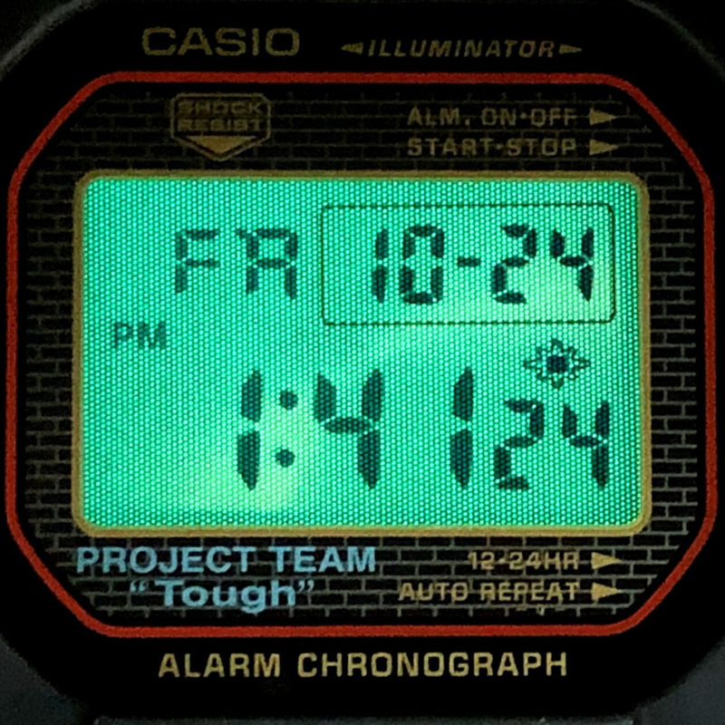 卡西歐 G-SHOCK DW-5025SP-1 25週年紀念腕錶,限量版(2008枚),PROJECT TEAM Tough Gold IP 旋入式後蓋,2008年5月發售,Mikunigaoka 店 ITKG7ARBZ7DW-8