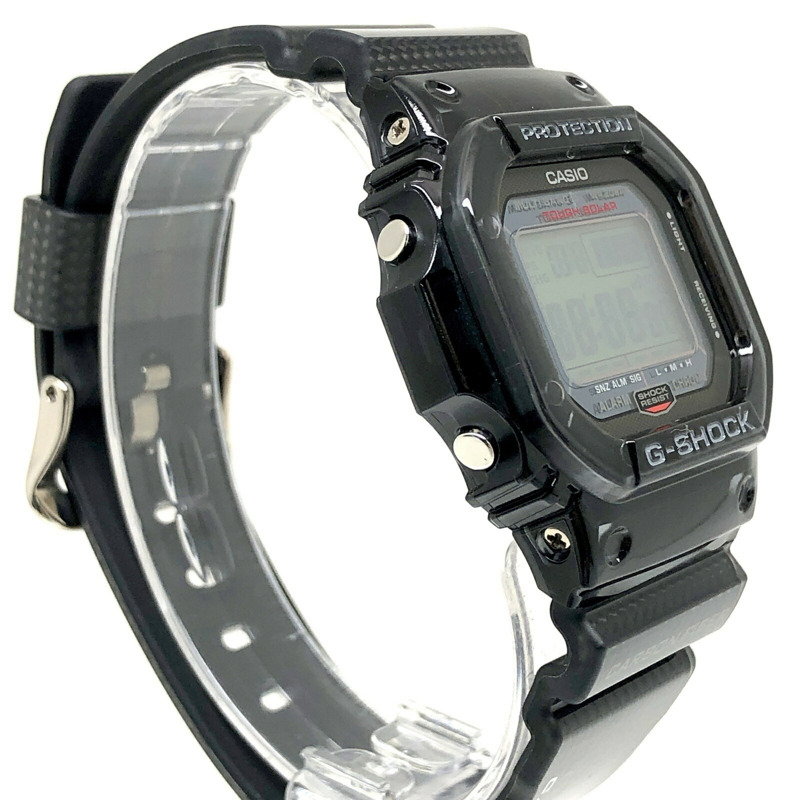 卡西歐 G-SHOCK GW-S5600-1 RM 系列電波太陽能手錶,配備 Tough Solar 太陽能動力系統、六局電波接收功能、黑色鏤空錶圈和碳纖維錶帶。 2010 年 6 月發布。可在 Mikunigaoka 商店購買。 ITKQ460AFTM8。-1