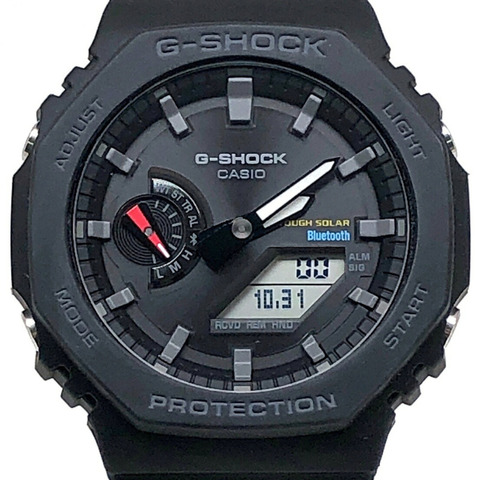卡西歐 G-SHOCK GA-B2100-1A 強韌太陽能手錶，配備藍牙、手機連接、雙 LED 照明、碳纖維核心防護結構、八角形錶殼，橡木黑配色。 2022 年 5 月發布。可在 Mikunigaoka 商店購買。產品代碼：IT4Y2WFPIXJM。