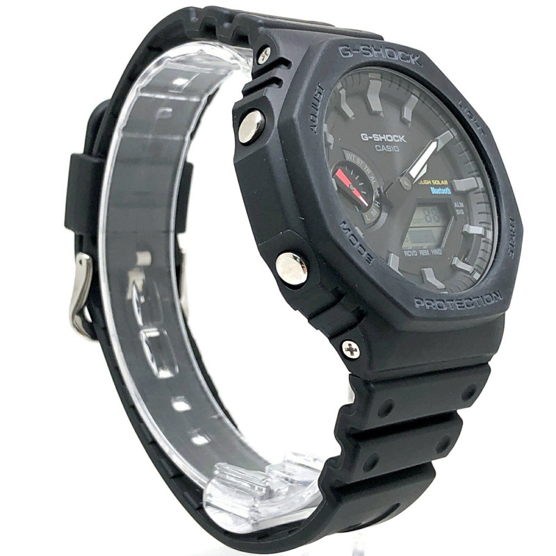 卡西歐 G-SHOCK GA-B2100-1A 強韌太陽能手錶,配備藍牙、手機連接、雙 LED 照明、碳纖維核心防護結構、八角形錶殼,橡木黑配色。 2022 年 5 月發布。可在 Mikunigaoka 商店購買。產品代碼:IT4Y2WFPIXJM。-1