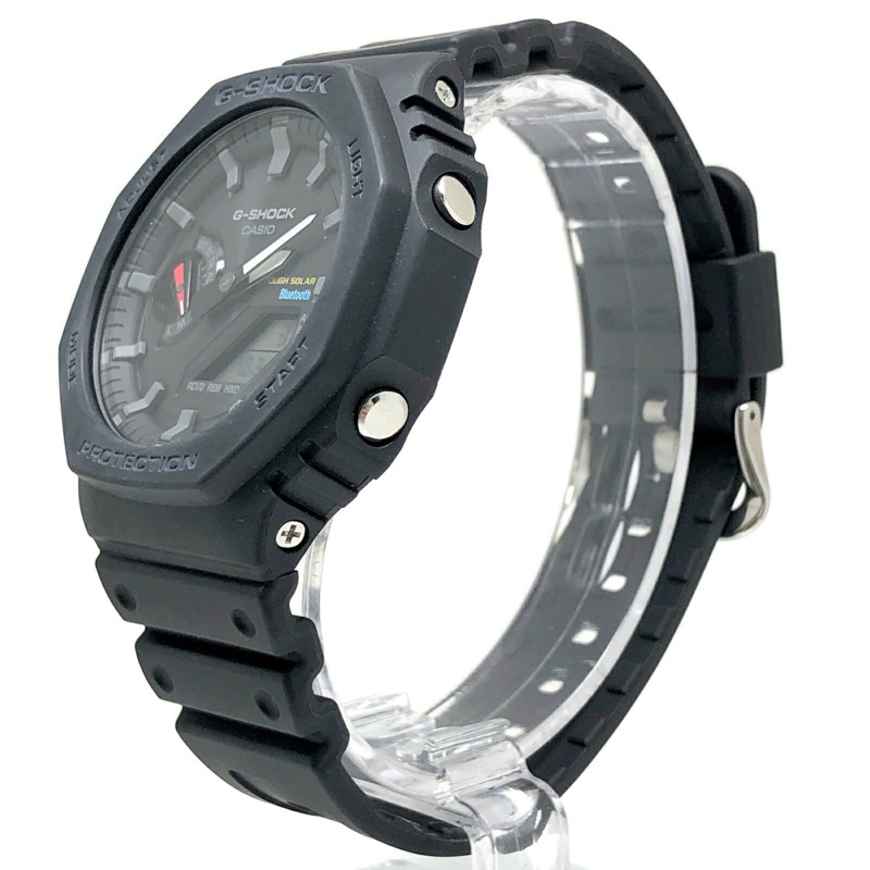 卡西歐 G-SHOCK GA-B2100-1A 強韌太陽能手錶,配備藍牙、手機連接、雙 LED 照明、碳纖維核心防護結構、八角形錶殼,橡木黑配色。 2022 年 5 月發布。可在 Mikunigaoka 商店購買。產品代碼:IT4Y2WFPIXJM。-2