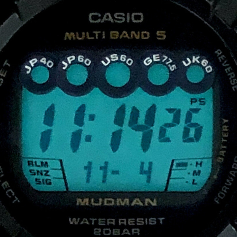 卡西歐 G-SHOCK GW-9025C-1 25週年紀念版 Mudman Master 藍色腕錶,電波太陽能,五局電波接收,防塵防泥,2007年11月發售,Mikunigaoka 商店,ITUGPY1L7MSN-9