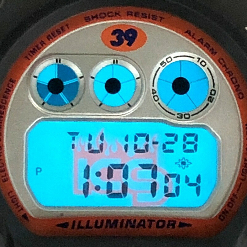 卡西歐 G-SHOCK DW-6900BSK-9 手錶,高田道場與櫻庭和志合作款,限量版型號 SAKU39,KSEL 字樣,2001 年發售,三國丘店,IT30L9ZMO61I-8