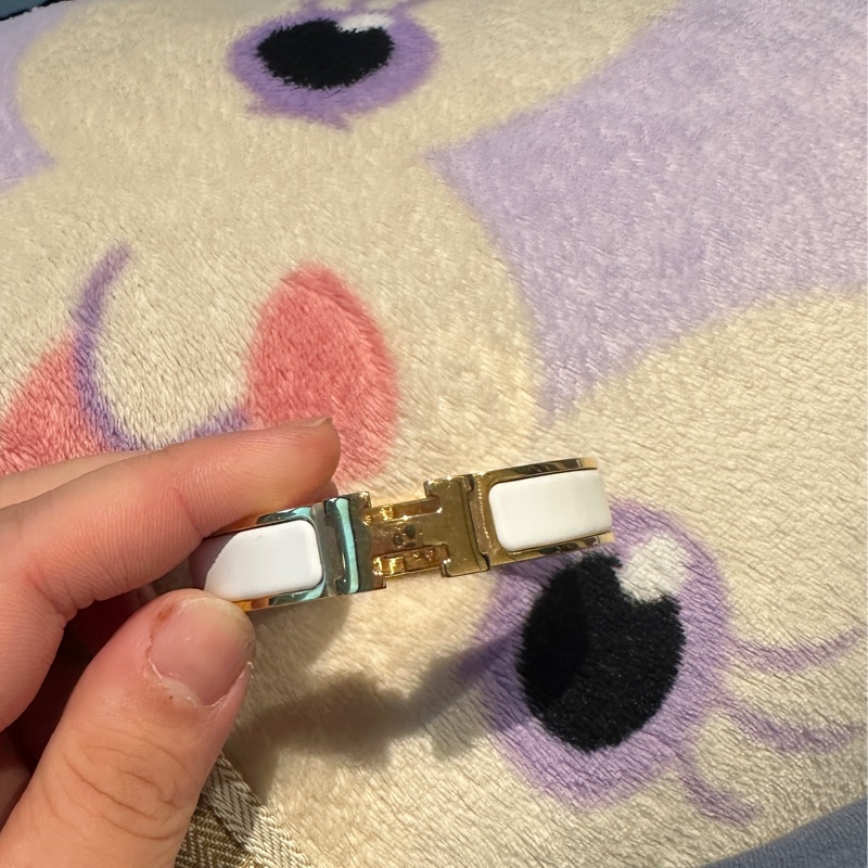 愛馬仕玫瑰金H手環PM-1