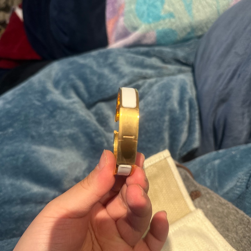 愛馬仕玫瑰金H手環PM-6