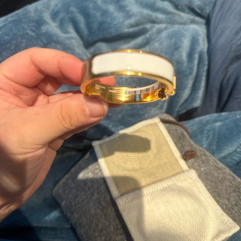 愛馬仕玫瑰金H手環PM-8