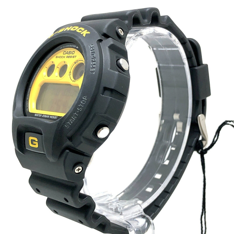 卡西歐 G-SHOCK DW-6900BHTG-9 阪神虎 2003 聯名款腕錶,黑黃配色,2003 年 3 月發售,三國丘店,IT9OVTPR5B05-2