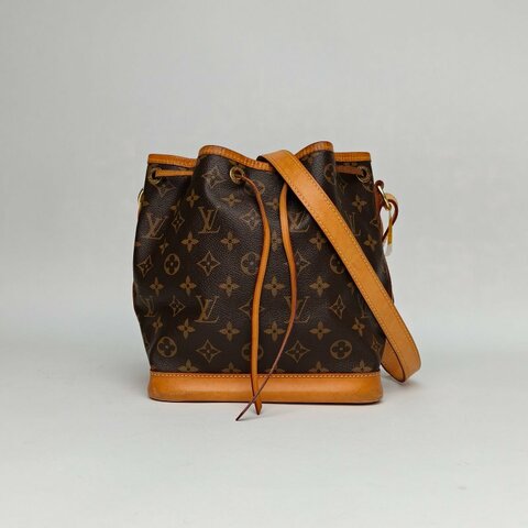 LOUIS VUITTON NOÉ水桶包BB22老花PVC金扣2015肩背包