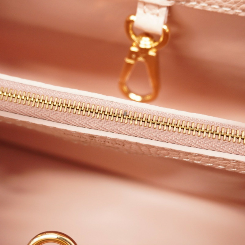 路易威登 Taurillon Capucines BB 手提包,粉紅色,女士兩用包-7