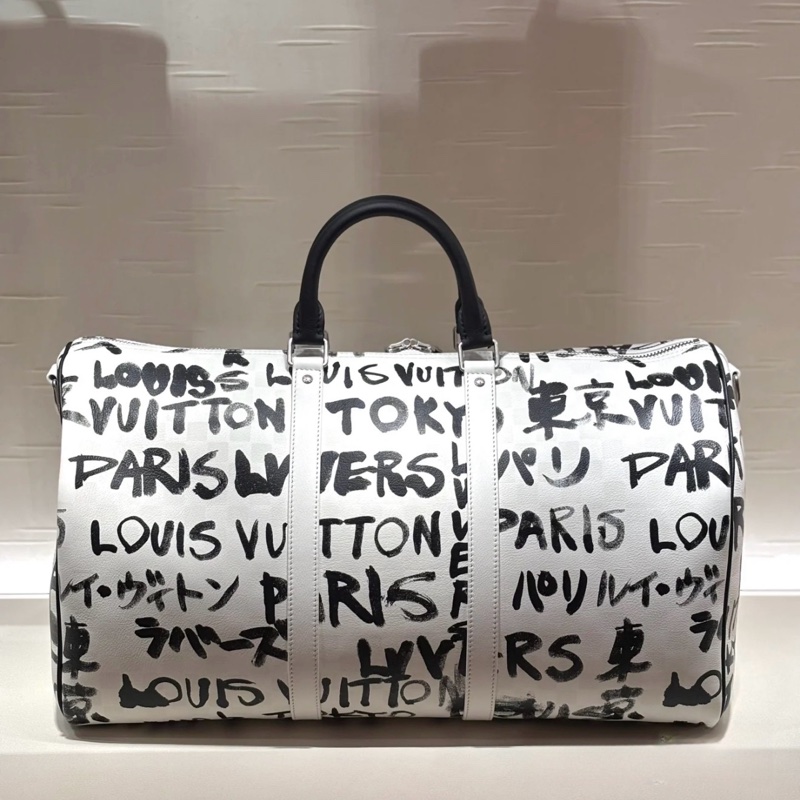 Louis Vuitton LV x Nigo 聯名系列 Keppball 50 旅行袋-0