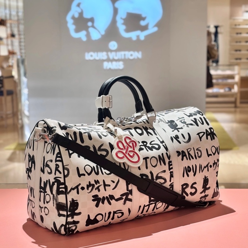Louis Vuitton LV x Nigo 聯名系列 Keppball 50 旅行袋-1