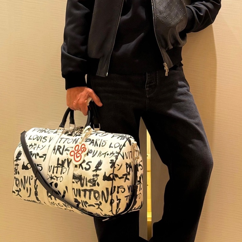 Louis Vuitton LV x Nigo 聯名系列 Keppball 50 旅行袋-2