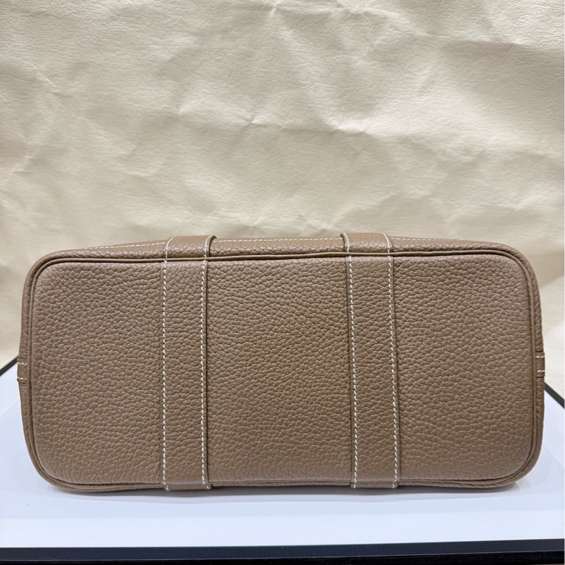 Hermes 大象灰 花园30 c刻 手提包-7