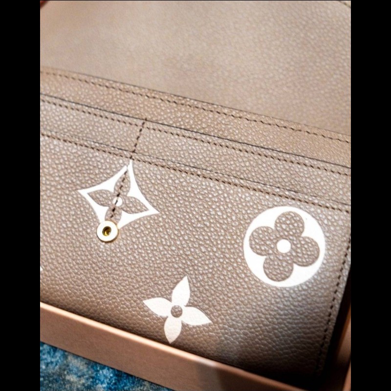 LV Sarah錢包 斑鳩灰色/奶油色 （Louis Vuitton）-4